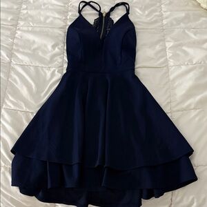 Honey and Rosie Navy Blue Mini Dress